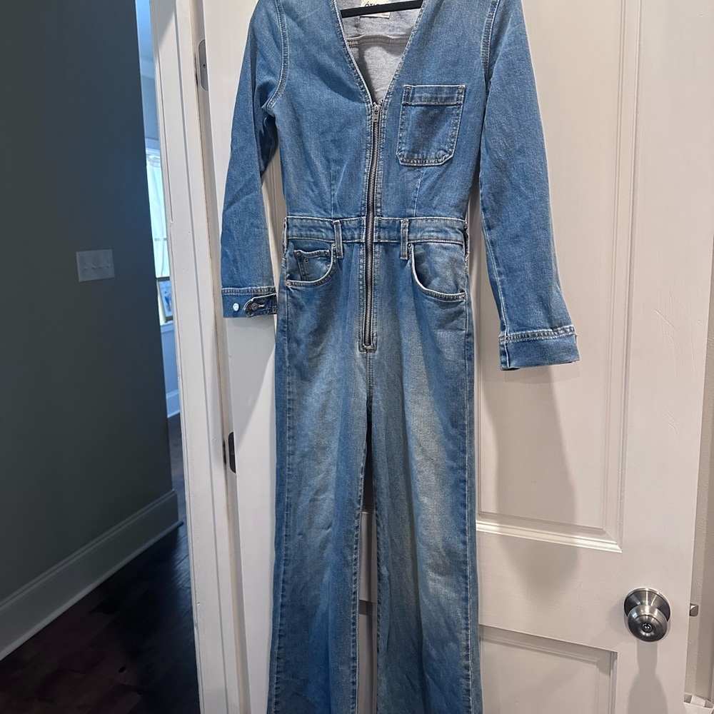 Denim Jumpsuit - Picture 2 of 3